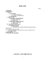 Thực trạng & Một số Giải pháp phát triển nguồn nhân lực nông thôn phục vụ Công nghiệp hóa hiện đại hóa đất nước