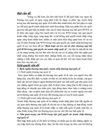 Bình luận vai trò của tổ chức thương mại thế giới WTO trong giải quyết các tranh chấp quốc tê.doc