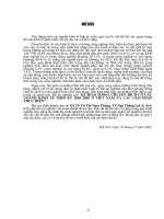 Kế hoạch hoá chuyển dịch cơ cấu ngành kinh tế thời kỳ 2001 - 2005 ở Vệt Nam & các giải pháp thực hiện