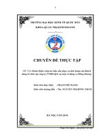 Hoàn thiện công tác hậu cần phục vụ đơn hàng của khách hàng tổ chức tại công ty TNHH dịch vụ máy và động cơ Đông Dương