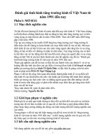 Đánh giá tình hình tăng trưởng kinh tế việt nam từ năm 1991 đến nay