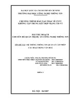 Hệ thống thông tin quản lý cấp phép các hoạt động văn hoá