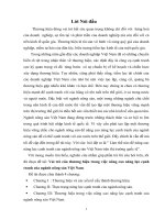 Vai trò của thương hiệu trong việc nâng cao năng lực cạnh tranh của ngành nông sản VN