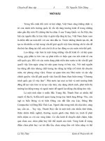 Vai trò của di dân trong vấn đề giải quyết việc làm ở tỉnh Thanh Hoá