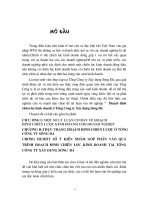 Hoạch định chiến lược kinh doanh ở Tổng Công ty Xây dựng Sông Đà