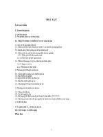 Dự án thành lập Công Ty TNHH Dịch Vụ_Ẩm Thực PABA