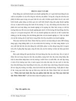 Phân tích tình hình tiêu thụ sản phẩm tinh bột sắn của Nhà máy tinh bột sắn Thừa Thiên Huế