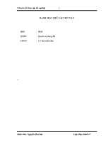 Thực trạng hoạt động KD dịch vụ tổ chức sự kiện của Cty tnhh liên hiệp nguyễn lê