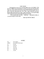 Hoàn thiện kế toán bán hàng và xác định kết quả bán hàng tại Công ty Cổ phần Thiết bị Phụ tùng Hà nội