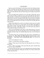 Hoạt động XK hàng dệt may tại Cty may HANOTEX –Thực trạng & Giải pháp