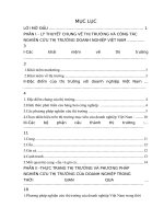 Nghiên cứu thị trường với sự phát triển của doanh nghiệp Việt Nam