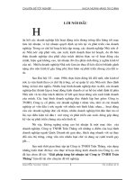 Một số biện pháp nhằm nâng cao hiệu quả sử dụng của máy móc thiết bị ở Cty Công trình hàng không