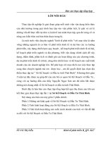 Báo cáo tổng hợp về sở kế hoạch và đầu tư tỉnh Thái Bình