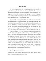 Đánh giá quy hoạch sử dụng đất đai xã Cao Thắng - Huyện Thanh Miện - Tỉnh Hải Dương từ năm 2005 - 2010