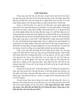 Xây dựng chiến lược kinh doanh của công ty bảo hiểm dầu khí Đông Đô (PVI Đông Đô) thuộc Tổng công ty bảo hiểm dầu khí Việt Nam đến năm 2015