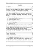 Giải pháp đẩy mạnh xuất khẩu hàng nông sản của công ty cổ phần xuất nhập khẩu tổng hợp I- Bộ Công Thương