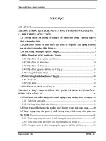 Giải pháp nhằm nâng cao chất lượng quản lý công trình xây dựng tại Công ty Cổ phần Xây dựng Thương mại và Phát triển nông thôn