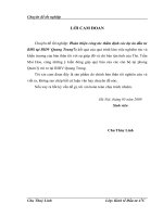 Hoàn thiện công tác thẩm định các dự án đầu tư BĐS tại BIDV Quang Trung