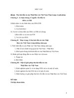 Thu hút đầu tư của Nhật Bản vào VN Thực trạng và giải pháp