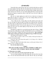 Một số giải pháp nhằm nâng cao hiệu quả sử dụng vốn cố định tại Công ty TNHH Văn Lang