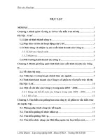 Tổng quát tình hình sản xuất kinh doanh của Công ty CP tư vấn kiến trúc đô thị Hà Nội - UAC