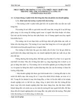 Phát triển thị trường và sự cần thiết phát triển thị trường tiêu thụ sản phẩm của công ty cổ phần Hải Nguyên