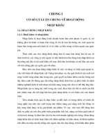 đẩy mạnh hoạt động NK ở Cty Hóa chất - Bộ TM