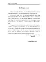 Phát triển thanh toán không dùng tiền mặt tại Ngân hàng Đầu tư và Phát triển Bắc Cạn