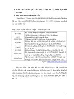 Báo cáo thực tập tại Công ty Cổ phần Dệt may Hà Nội