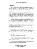 Một số giải pháp nhằm nâng cao khả năng cạnh tranh của Công ty dệt may Hà Nội rên thị trường quốc tế