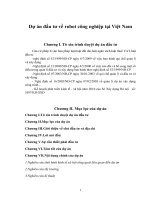 Dự án đầu tư về robot công nghiệp tại Việt Nam