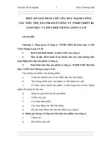 Một số giải pháp nhằm nâng cao hiệu quả tiêu thụ sản phẩm tại Công ty TNHH Thiết bị Giáo dục và Đồ chơi Thăng Long