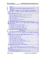 Thiết kế phân xưởng Cracking xúc tác