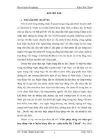 Giải pháp nâng cao hiệu quả huy động vốn ở Ngân hàng đầu tư - phát triển Hà Thành