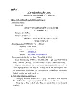 Phân tích tình hình xuất khẩu lao động và nâng cao năng lực xuất khẩu lao động trong Công ty cung ứng nhân lực quốc tế và thương mại