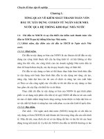 Thực Trạng Công Tác Kiểm Soát Thanh Toán Vốn Đầu Tư Xây Dựng Cơ Bản Qua Hệ Thống Kho Bạc Nhà Nước