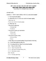 Giải pháp tăng cường huy động vốn tại Công ty cổ phần may Sơn Hà