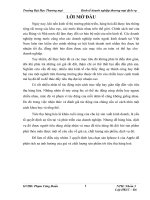 Phân tích ảnh hưởng của nhân tố giá và chất lượng tới tiêu thụ hàng hóa của doanh nghiệp