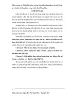 Một số Giải pháp về huy động vốn đầu tư ở Cty đầu tư & XNK Đoàn Minh Giang