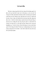 Thực tiễn về Thị Trường Tài Chính ở Việt Nam