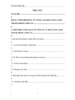 Đầu tư nâng cao khả năng cạnh tranh trong Công ty Xuất nhập khẩu Lương thực thực phẩm Hà Nội