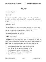 Phân tích biến động của các chỉ tiêu kết quả hoạt động sản xuất của tỉnh Nghệ An