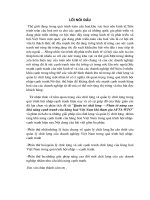 Biện pháp nâng cao khả năng cạnh tranh của nông sản VN trong quá trình hội nhập