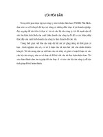 Tình hình tiêu thụ các mặt hàng sản xuất ở Cty Phú Bình