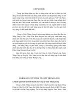 Báo cáo tại Mỏ than Hà lầm