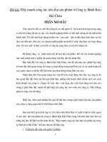 đẩy mạnh công tác TTSP ở Cty Bánh kẹo Hải Châu