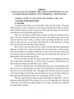 Một số giải pháp & kiến nghị giải quyết vấn đề lao động, việc làm ở nông thôn trong thời kỳ công nghiệp hóa- hiện đại hóa