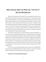 Bình Luận Quy Định Của Pháp Luật Việt Nam Về Môi Giới Bất Động Sản.doc