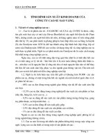 Tổ chức bộ máy kế toán, công tác kế toán và sổ kế toán của Doanh nghiệp