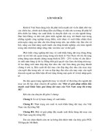 Một số giải pháp nhằm đẩy mạnh Xuất khẩu hiệu quả hàng dệt may của Việt nam sang thị trường Mỹ